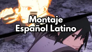 Naruto y Sasuke Vs Momoshiki (Capítulo 65 Boruto) | Montaje Español Latino