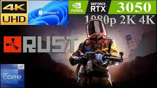 RUST: RTX 3050 | i9-12900K | 1080p 2K 4K | Ultra Max - Low Settings | PC FPS Gameplay Benchmark 2022