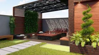 200 Backyard Patio Design Ideas 2024 Rooftop Garden Landscaping ideas| House Exterior Pergola design