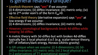 Day 1- Shinji Mukohyama: Minimalism in modified gravity