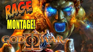 RAGING WITH HONOR! God of War 2 RAGE Montage!