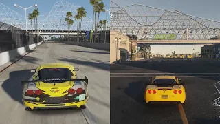 Forza Motorsport vs The Crew - Long Beach Grand Prix Circuit