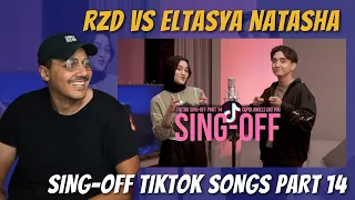 RZD vs Eltasya Natasha​ | SING-OFF TIKTOK SONGS PART 14 | REACTION