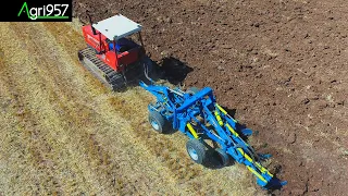 FIATAGRI 100-55 | ARATRO IDROPNEUMATICO & CARRELLO PER CINGOLATI - DI RAIMONDO | ARATURA FUORISOLCO