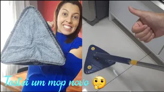 REVIEW MOP ESFREGÃO TRIANGULAR/SERÁ QUE VALE A PENA? 😕 #review #vlogger #vlogging