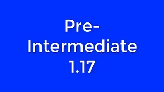 New English File Pre-Intermediate listening 1.17