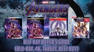 AVENGERS: ENDGAME - 4K/BLURAY UNBOXING (BLURAY, 4K, BEST BUY, TARGET) BLURAY BUYERS GUIDE