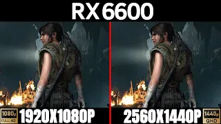 RX 6600 + Ryzen 5 3600 tested in 20 games | 1080p vs 1440p |