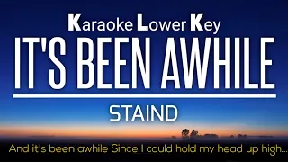 Staind - It's been awhile ‼️Karaoke Lower Key -4‼️