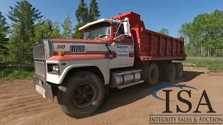 1310 - 1988 Ford LTL 9000 Tri-Axle Dump Truck Will Be Sold At Auction!