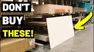 Don't Buy FULL PLYWOOD SHEETS If You Don't Need Them! TRY THIS...(Pre-Cut Plywood)