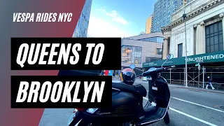 LIC to Downtown Brooklyn POV Vespa Ride