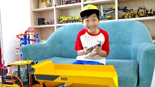 [30 minutes] Play truck toy assembly game with Yejun.