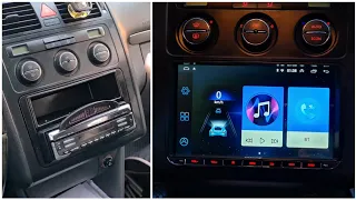 Installing Essgoo 2DIN Android Car Radio 9''  on VW Touran 🚘👨‍🔧 - Aliexpress