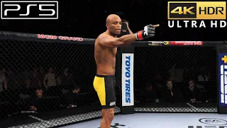 UFC 4 (PS5) 4K 60FPS HDR Gameplay (Anderson Silva vs Chael Sonnen)