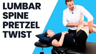 How To Do A Lumbar Spine Pretzel Twist Manipulation For Effective Back Pain Relief