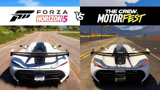 Forza Horizon 5 vs The Crew Motorfest - Koenigsegg Jesko - FH5 vs TC3 Comparison