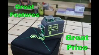 Lasgoo  LG-3Ds Green 3 line 360 laser level unboxing and review