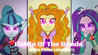 The Dazzlings - Battle Of The Bands (Fair voice line edit)