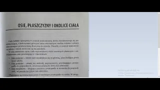 Анатомия. Медицинский польский. Оси, плоскости, части тела