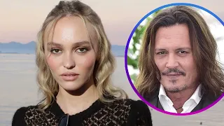 Lily Rose Depp Reacts to Dad Johnny Receiving 7 Minute Standing Ovation