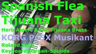 Spanish Flea , Tijuana Taxi: Herb Alpert (Cover mit KORG Pa5X Musikant)