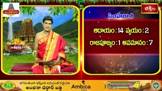 సింహ రాశి ఫలితాలు | Leo Horoscope | Rasi Phalalu 2023-2024 | Dr Sankaramanchi Rama Krishna Sastry