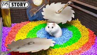 Hamster Escapes the Most Dangerous Prison Maze 🐹 Homura Ham