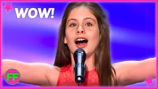 Emanne Beasha: 10-Year-Old Aspiring Opera Singer Leaves Simon In Awe!😱 | America's Got Talent 2019