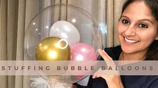 Stuffing Bubble Balloons| DIY Deco Bubble Balloon