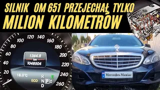 W212 Silnik OM651 przejechał tylko milion kilometrów. Ten Mercedes E220 CDI zrobił ponad 1.000.000km