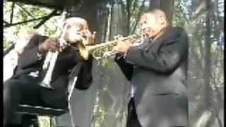 Alfredo "Chocolate" Armenteros & Wynton Marsalis At The Great Hill of Central Park