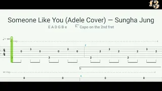 SOMEONE LIKE YOU - SUNGHA JUNG (ADELE) #sunghajung #adele #tabs