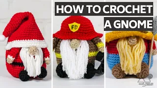 How to Crochet a Gnome: Episode 2: Nose, Arms, Feet - Amigurumi for Beginners