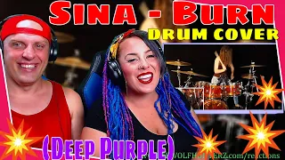 Burn (Deep Purple); drum cover by Sina | THE WOLF HUNTERZ REACTIONS