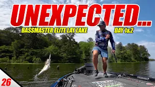 DID NOT Expect This! - Lay Lake Bassmaster Elite 2023 (Day 1&2) - UFB S3 E26