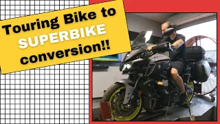 Turning this Yamaha FZ10 MT10 Into a Super Bike | Moore Mafia ECU Flash + Dyno Tune