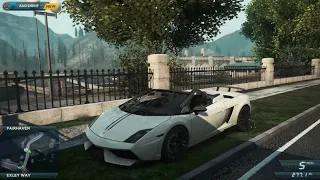 Need for Speed™ Most Wanted - Lamborghini Gallardo -13 mins Gameplay (Takedown, Roadblock) 4K 60fps