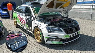 750HP 2.5 TFSI Skoda Superb VRS with Custom Exhaust - LOUD Accelerations & Revs !