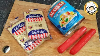 PINASOK KO ANG HOTDOG SA SKYFLAKES SOBRANG SARAP NA MERIENDA! (FT.  CHEESY SKYFLAKES & HOTDOG BALLS)