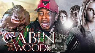 WTH YALL GOT ME WATCHING??  *THE CABIN IN THE WOODS*...