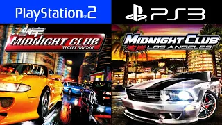 Midnight Club PLAYSTATION Evolution (2000-2008)