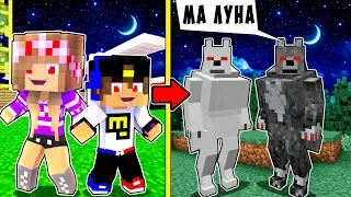 РЕБЕНОК И ДЕВУШКА Как пройти Майнкрафт, но мы оборотни ! НУБ И ПРО ВИДЕО MINECRAFT