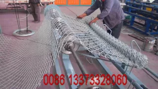 compacted mesh roll making diamond type chain link fence netting machine