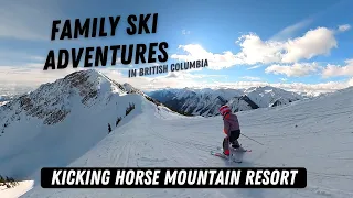 Family Skiing | Amazing Views And Terrain | Kicking Horse Mountain Resort