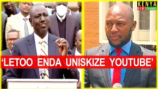 Ruto's tough answer to Citizen TV Stephen Letoo