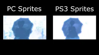 Umineko no Naku Koro ni PC Opening 3 - PC vs PS3 Sprite Comparison