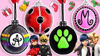 🎄Haz tus propias esferas navideñas de Miraculous Ladybug, Marinette Chat Noir y Adrien para tu árbol