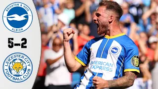 Brighton vs Leicester City 5-2 Highlights | Premier League - 2022/2023