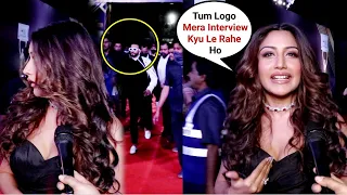 Surbhi Chandna Reaction On Ranveer Singh Entry From Behind At ITA Awards 2022